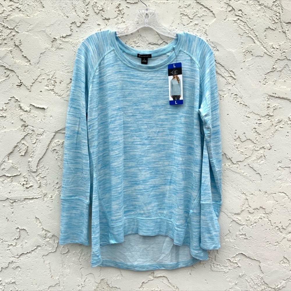 Champion Elite White/Blue Sweater Size Large